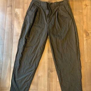 BCBGeneration women’s  Dark Olive Tapered Dress Pants